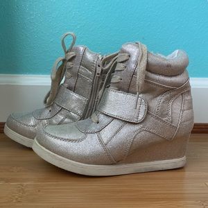 These shoes have been worn one time